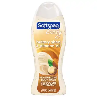 Walmart Softsoap Moisturizing Body Wash, All Skin Types, Shea and Almond Oil, 20 fl oz Bottle offer