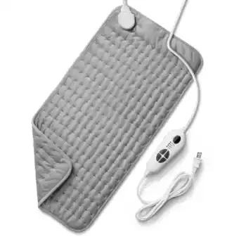 Walmart Sable Heating Pad, Heating for Relief Fatigue, 6 Heat Setting, 12 x 24Size, FSA Eligible(Gray) offer