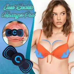 Walmart BSMEAN Electric Breast Massage Pad Chest Enhancer Massager offer