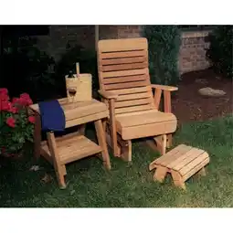 Walmart Creek Vine Designs WRF1230SETCVD Cedar Twin Ponds Rocking Glider Chair Set offer