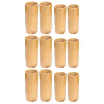 Walmart Himition 12pcs Bamboo Cupping Jars Reusable Cupping Cups Massage Cupping Jars Salon Cupping Tools offer