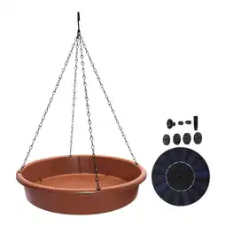 Walmart simhoa Hanging Bird Bath Decoration Garden Decor Birdbath for Deck Garden Courtyard offer