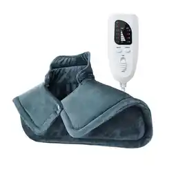 Walmart LONPUN Weighted Heating Pad for Neck and Shoulders Pain Relief 4 Heat Settings-Washable H1W2 offer