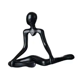 Walmart jicheng Thinker Statue Abstract Sculpture for Cabinet Dining Table Table Centerpiece Black offer