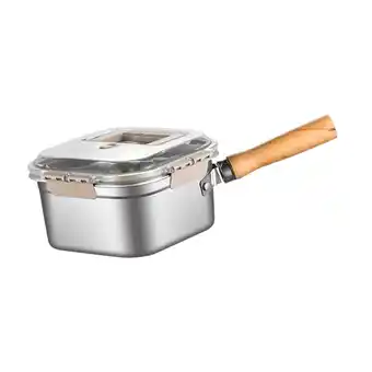 Walmart yotijay Mini Deep Fryer Pot Cooking Pot Stainless Steel Food Grade with Basket Fryer Pan offer