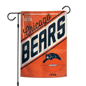 Walmart Chicago Bears WinCraft 2-Sided 12'' x 18'' Garden Flag offer