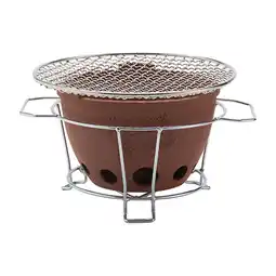 Walmart SunniMix Clay Japanese Grill for Backyard Backpacking Outdoor Indoor with s rack offer