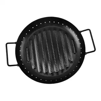 Walmart hengtong Barbecue Grilling Baskets Nonstick Grill Plate BBQ Accessories Grill Topper Pans offer