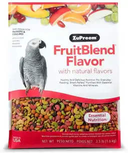 Walmart Zupreem Fruitblend Flavor Pellets Bird Food 3.5lbs offer