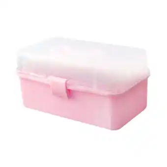 Walmart Mornei s Storage Box Bead Organizers Multipurpose Lego Storage Container Pink offer