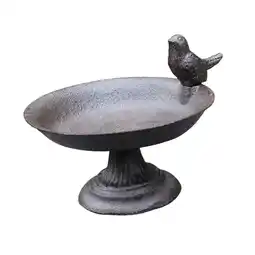 Walmart jicheng Bird Bath Feeder Bird Food Storage Tray Birdbath for Outdoor Yard Decoration offer