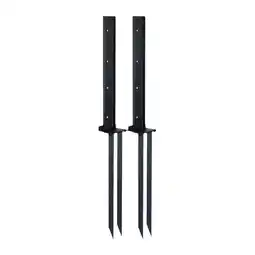 Walmart MAGIDEAL Fence Post Repair Stake Fence Post Anchor Stake Support for Garden 2 Pieces offer