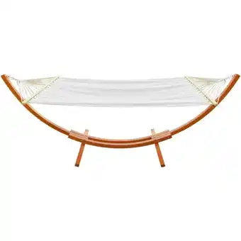 Walmart ONCLOUD Hammock Wood Arc Stand with Double Hammock (10.5 ft) offer