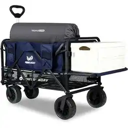 Walmart Whitsunday Collapsible Double Decker Wagon, Dark Blue offer