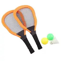 Walmart HERFIER 5PCS Kids Tennis Racket Set for Beginners - Orange offer