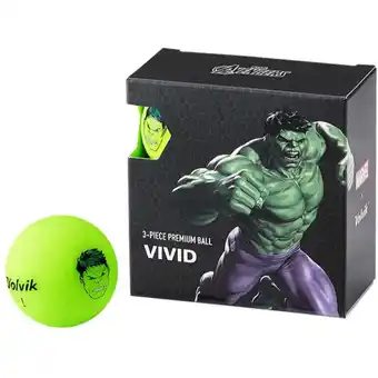 Walmart Volvik Marvel Golf Balls 4 Pack, The Hulk offer