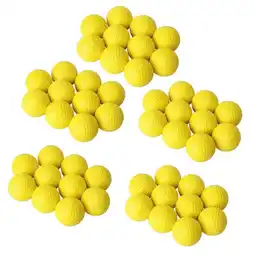 Walmart 50Pcs Yellow Soft Elastic Indoor Practice PU Golf Ball offer