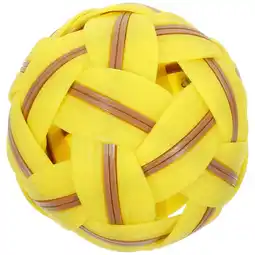 Walmart Quqiuxian Plastic Football Decor Plastic Woven Ball Toy Outdoor Soccer Model Reusable Soccer Toy offer