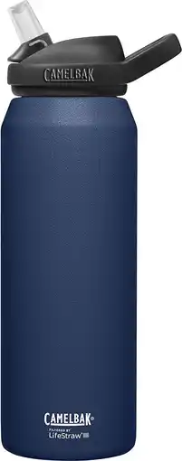 Walmart CamelBak eddy+ 32oz SST Vacuum Insulated Bottle, filtered by LifeStraw, Navy, 25 offer