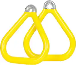 Walmart Swing Set Stuff Inc. Commercial Coated Triangle Trapeze Rings (Yellow) offer