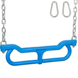 Walmart Swing Set Stuff Inc. Combo Trapeze with 3 Ft. Uncoated Chain (Blue) offer