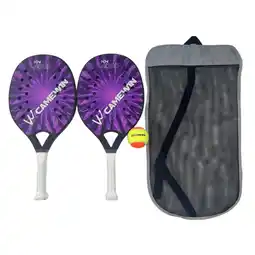 Walmart GARENDE 1 Pair Beach Tennis Rackets Anti Slip Grip Beach Tennis Paddles for Children offer