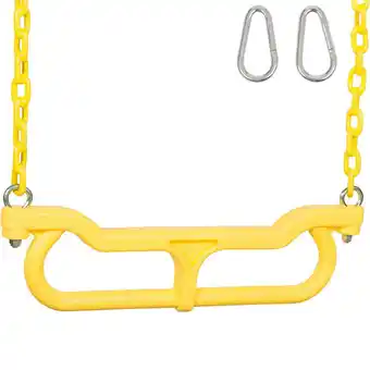 Walmart Swing Set Stuff Inc. Combo Trapeze with 3.5 Ft. Coated Chain (Yellow) offer