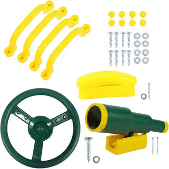 Walmart Playground Toy Set Learning Toy Grab Handle Steering Wheel Toy for Backyard, Climbing Frame offer