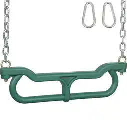 Walmart Swing Set Stuff Inc. Combo Trapeze with 3 Ft. Uncoated Chain (Green) offer