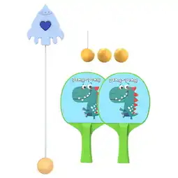 Walmart hengtong Pong Balls Paddles Set Hanging Table Tennis Training Exerciser Parent Child offer