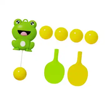 Walmart Vsenkes Hanging Frog Table Tennis Equipment for Indoor Playing Exercise Kids 5 Balls offer