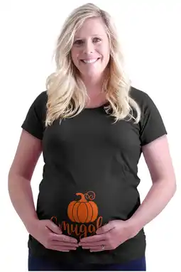 Walmart Pumpkin Smuggler Cute Halloween Mama Women's Maternity T Shirt Tee Brisco Brands S offer