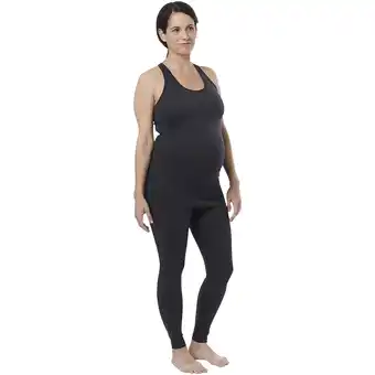 Walmart Reebok Womens Seamless Maternity Racerback Tank Top, Black, Maternity, Small offer