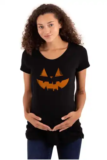 Walmart Classic Halloween Pumpkin Costume Women's Maternity T Shirt Tee Brisco Brands S offer