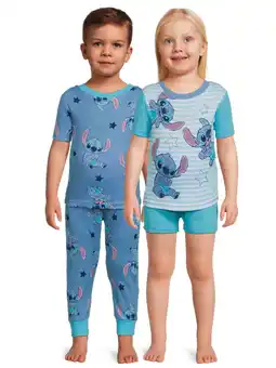 Walmart Toddler Character Pajama Set, 4-Piece, Sizes 12M-5T offer