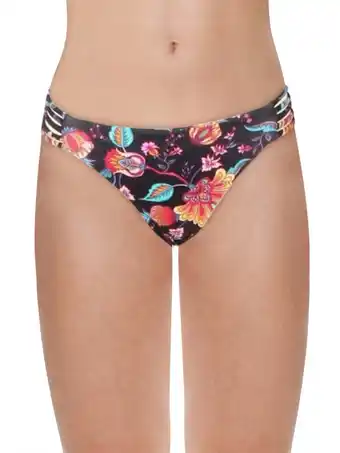 Walmart Nanette Lepore Womens Alana Floral Strings Swim Bottom Separates offer