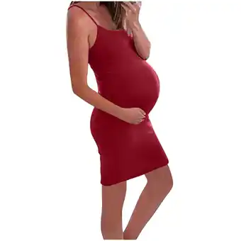 Walmart ameIAEA Maternity Nursing Nightgown Lounge Breastfeeding Dress Pregnancy Tank Tops Sleepwear offer