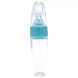 Walmart KUMHONW Baby Bottle Crowd Training Silicone Bottle Spoonfood Supplement Bottle Tableware offer