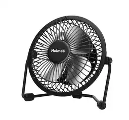 Walmart Holmes 4 USB Powered Adjustable Head Personal Desk Fan Black offer