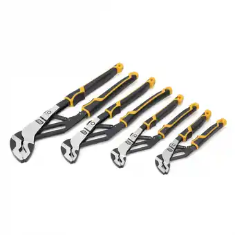 Walmart GearWrench 4pc Pitbull Auto-Bite Tongue & Groove Dual Material Pliers w/ K9 Jaws offer