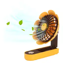 Walmart Tepsmf USB Charging Handheld Folding Sunflower Fan Sunflower Folding Fan Sunflower Folding Fan offer