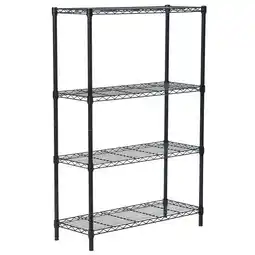 Walmart UBesGoo 4 Layer Wire Rack Metal Shelf Adjustable Unit Garage Kitchen Storage Organizer offer