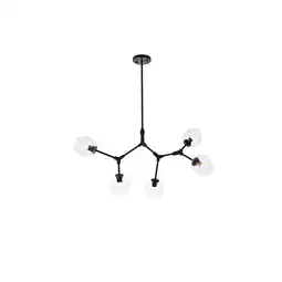 Walmart Cavoli 5 lights black chandelier offer