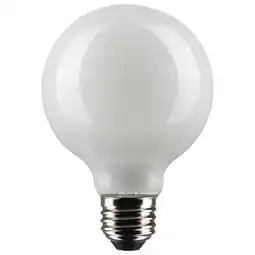 Walmart Satco 4.5 Watt G25 LED - White - Medium base - 90 CRI - 3000K - 120 Volt offer