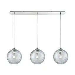 Walmart ELK Lighting Watersphere 31380/3LP Pendant Light offer