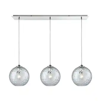 Walmart ELK Lighting Watersphere 31380/3LP Pendant Light offer