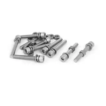 Walmart M5 x 35mm 304 Stainless Steel Hex Socket Head Cap Screws Nuts w Washers 10 Sets offer