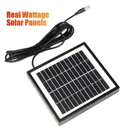 Walmart 12V 2W Solar Panel Garden Light DC Port for Battery Charger offer