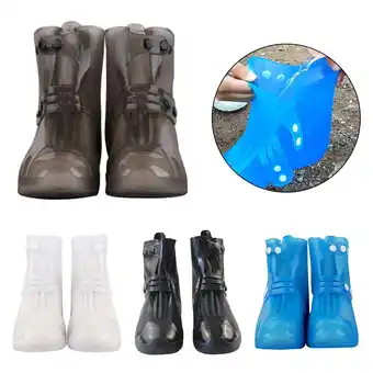 Walmart Rainproof Portable Galoshes Cover Shoe Covers Sport Shoe Cover Hiking Cycling White 34-35 Fangkenuo offer