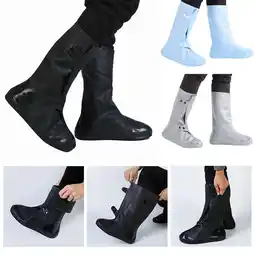 Walmart Rainproof Anti-Slip Galoshes Cover Shoe Covers Sport Shoe Cover Hiking Cycling Black Xl Fangkenuo offer